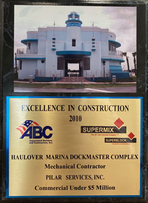 2010 Excellence in Construction Award